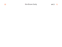 Tablet Screenshot of kimbrownseely.com